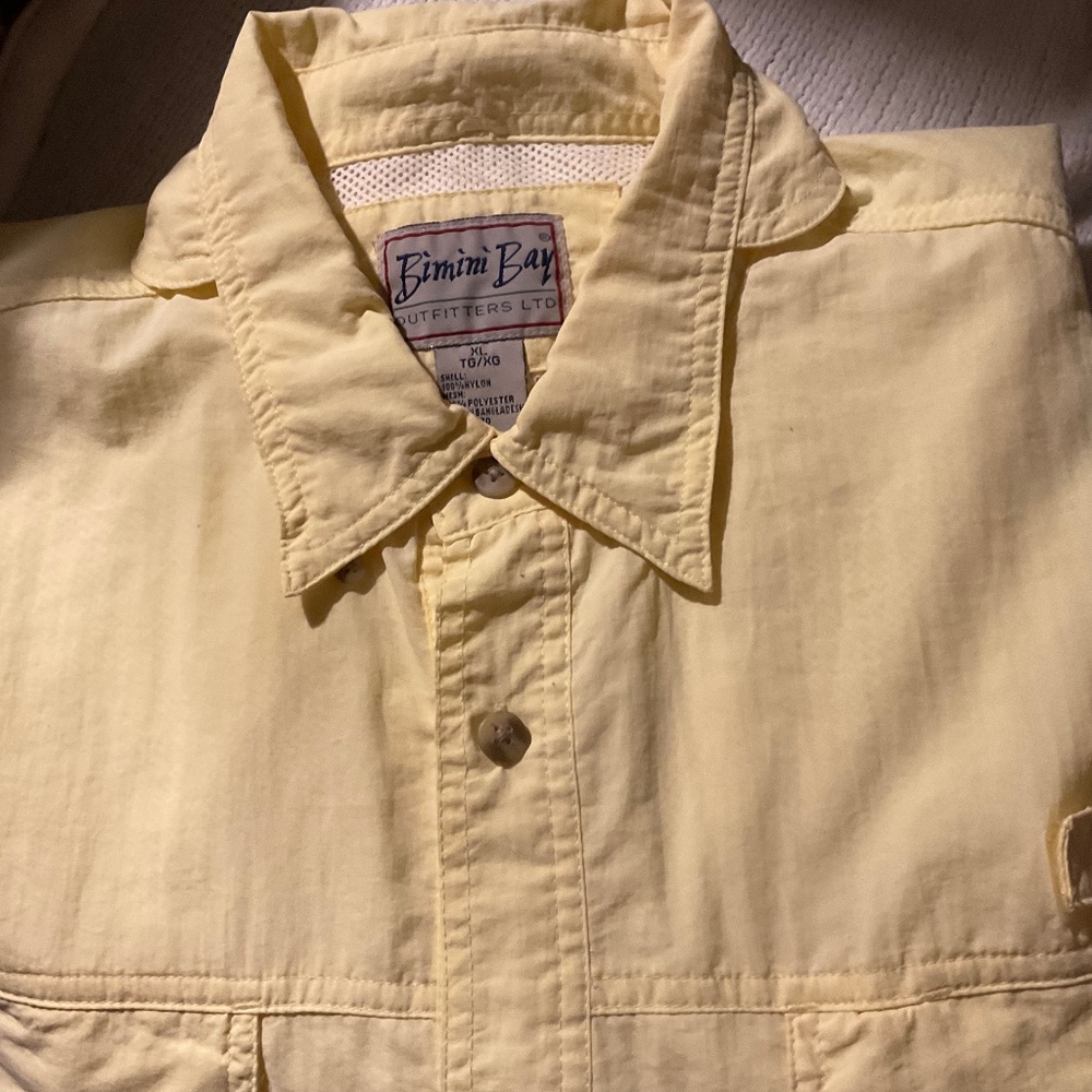 NWOT Outfitters LTF Bimin Bay Men’s Yellow Shirt  Size: XL